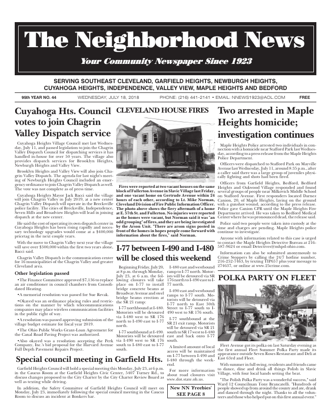 Cover — July 18, 2018