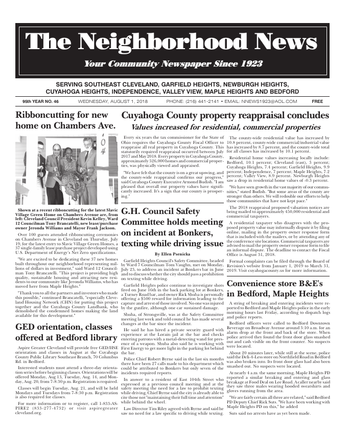 Cover — August 1, 2018