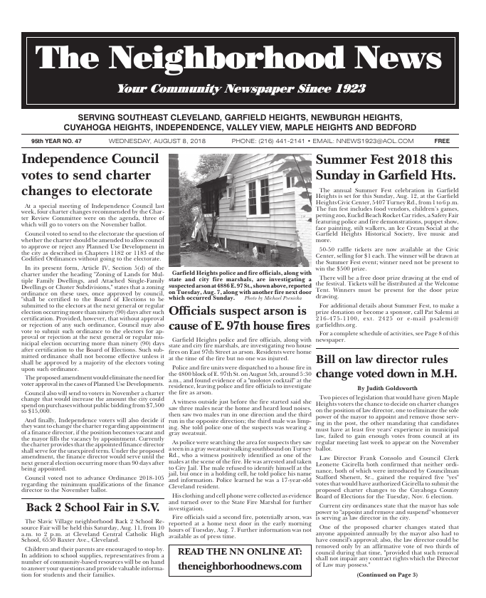 Cover — August 8, 2018