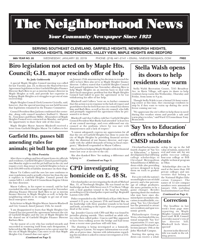 Cover — January 30, 2019