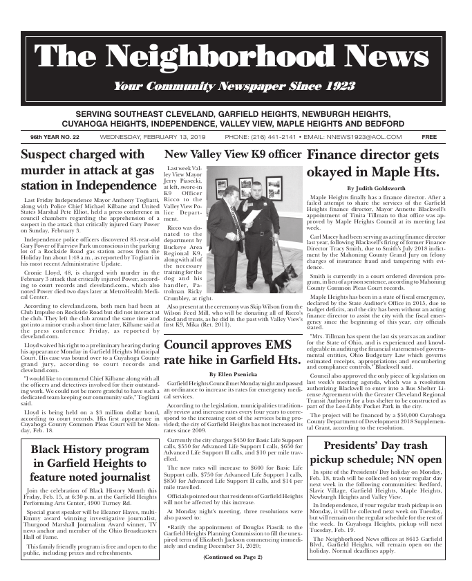 Cover — February 13, 2019