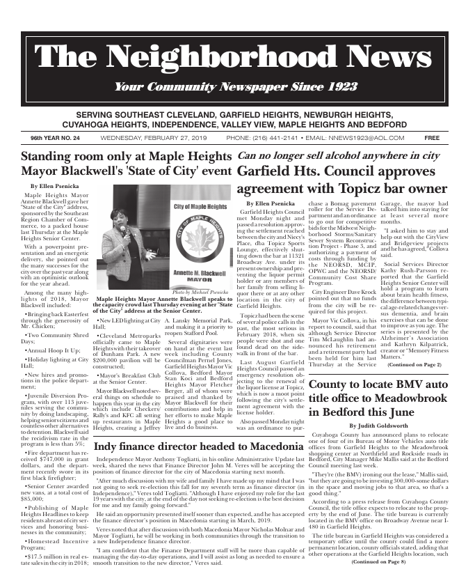 Cover — February 27, 2019