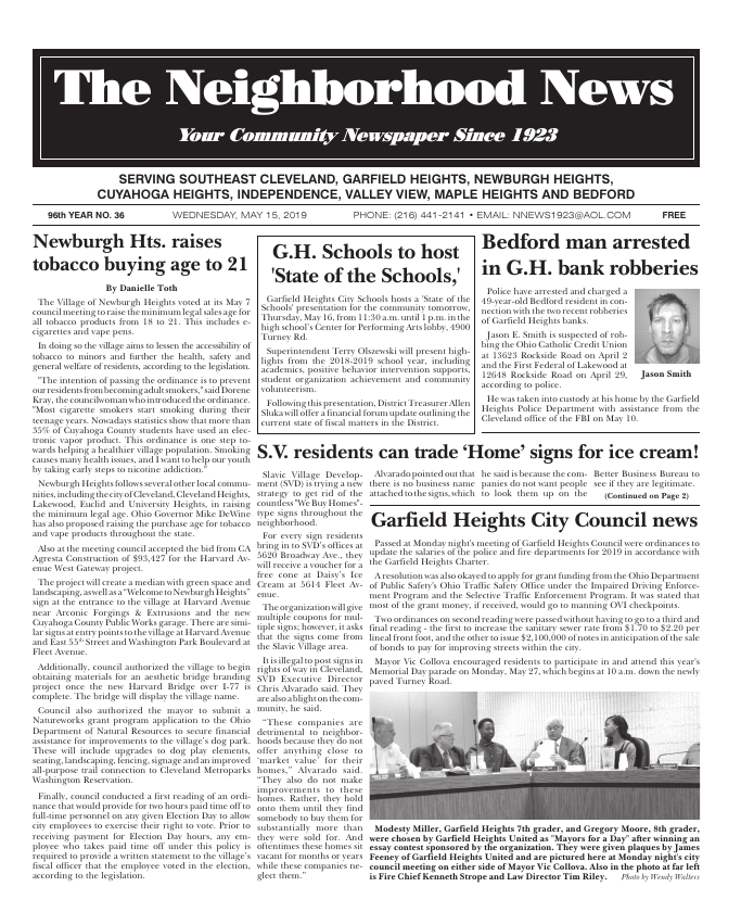 Cover — May 15, 2019
