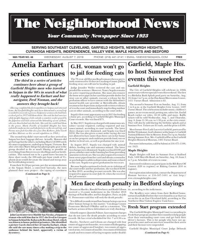 Cover — August 7, 2019