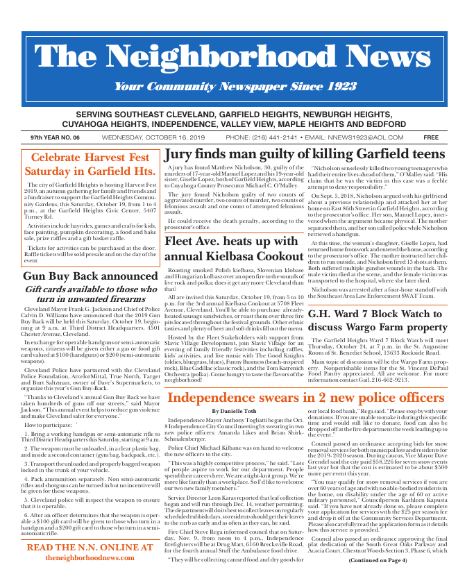 Cover — October 16, 2019