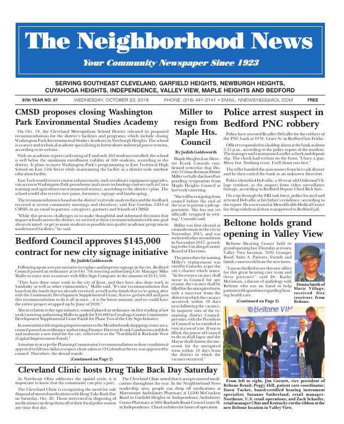 Cover — October 23, 2019