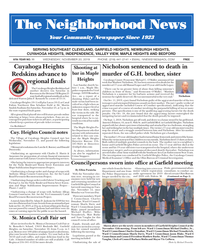 Cover — November 20, 2019