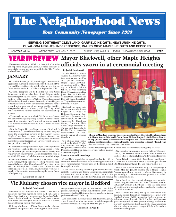 Cover — January 8, 2020