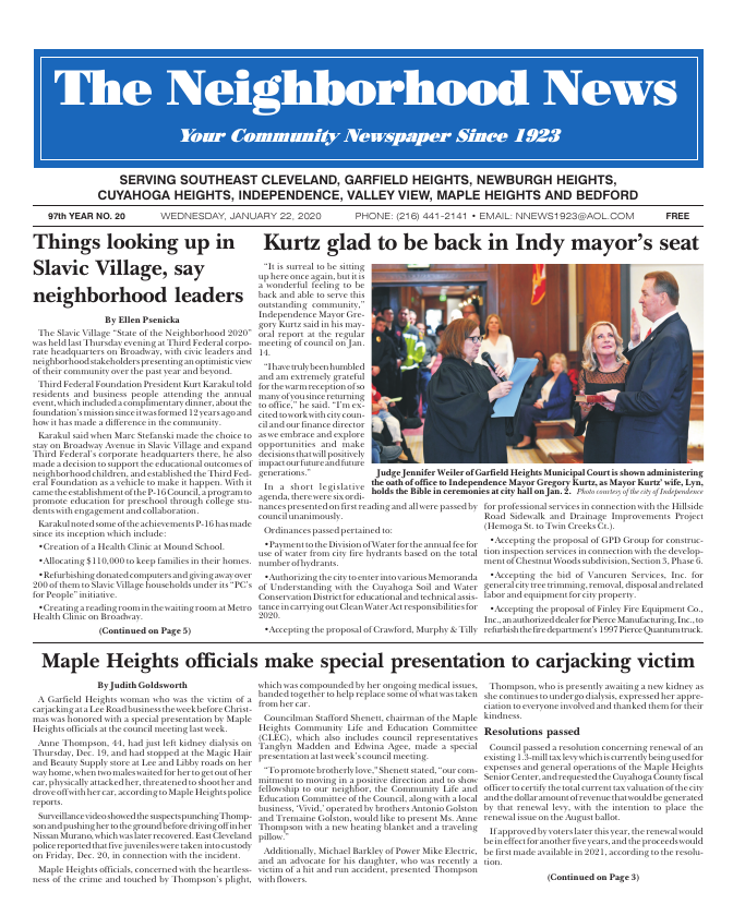 Cover — January 22, 2020