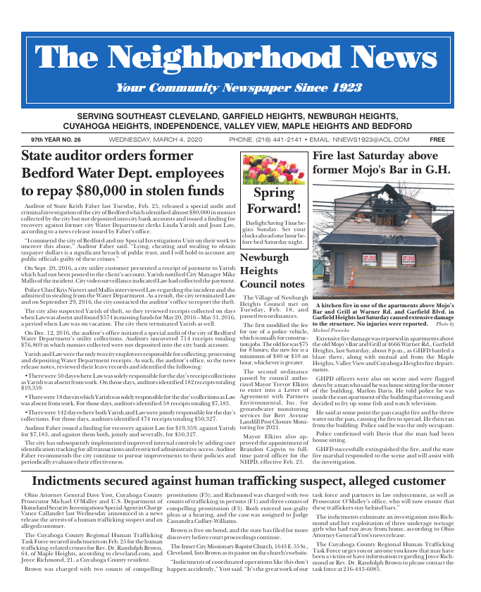 Cover — March 4, 2020