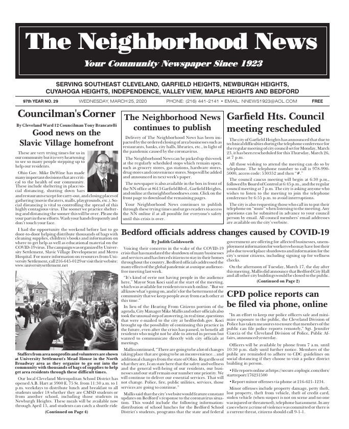 Cover — March 25, 2020