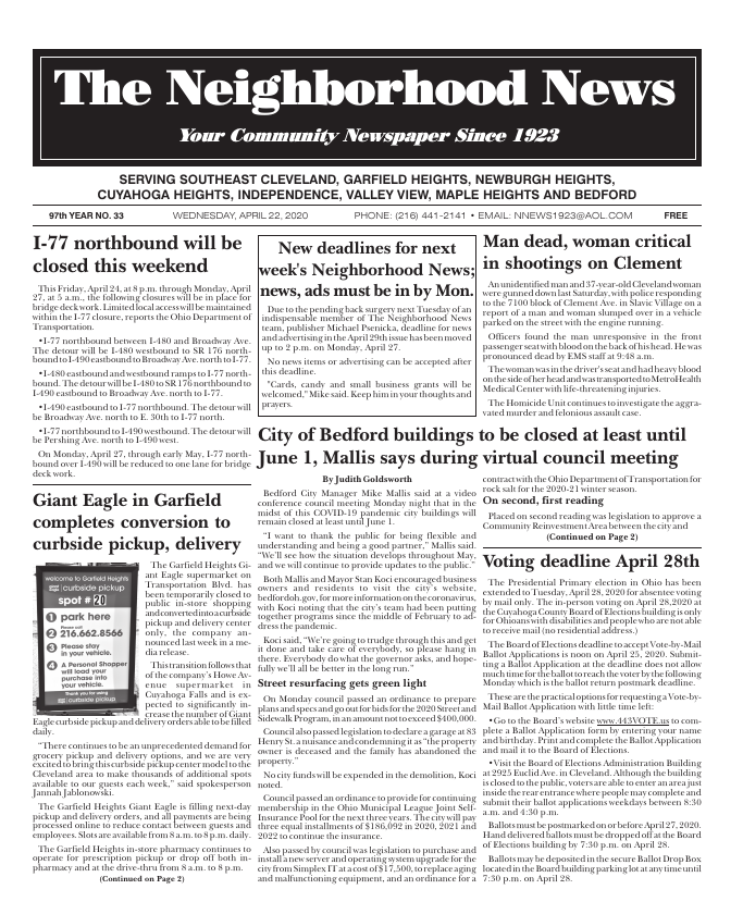 Cover — April 22, 2020