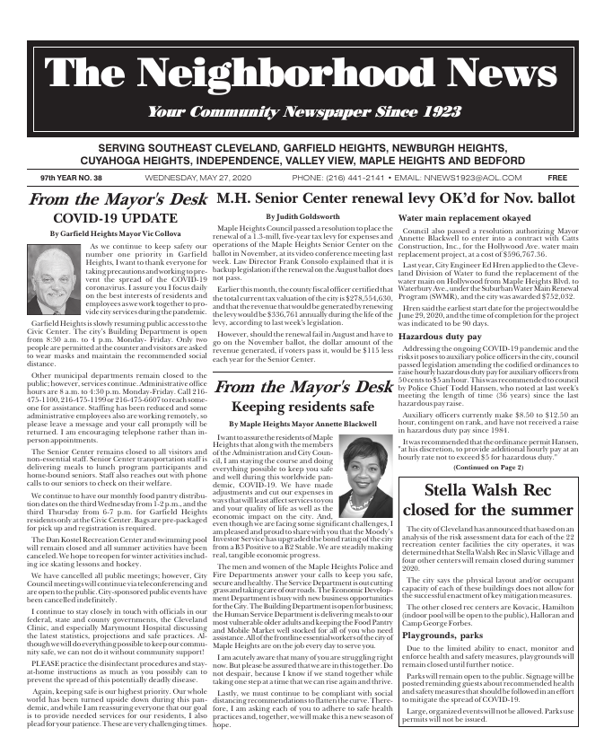 Cover — May 27, 2020