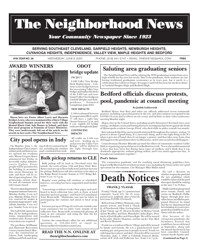 Cover — June 3, 2020