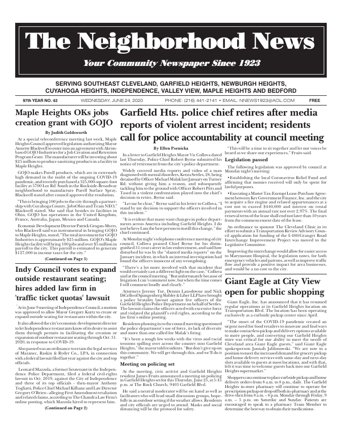 Cover — June 24, 2020
