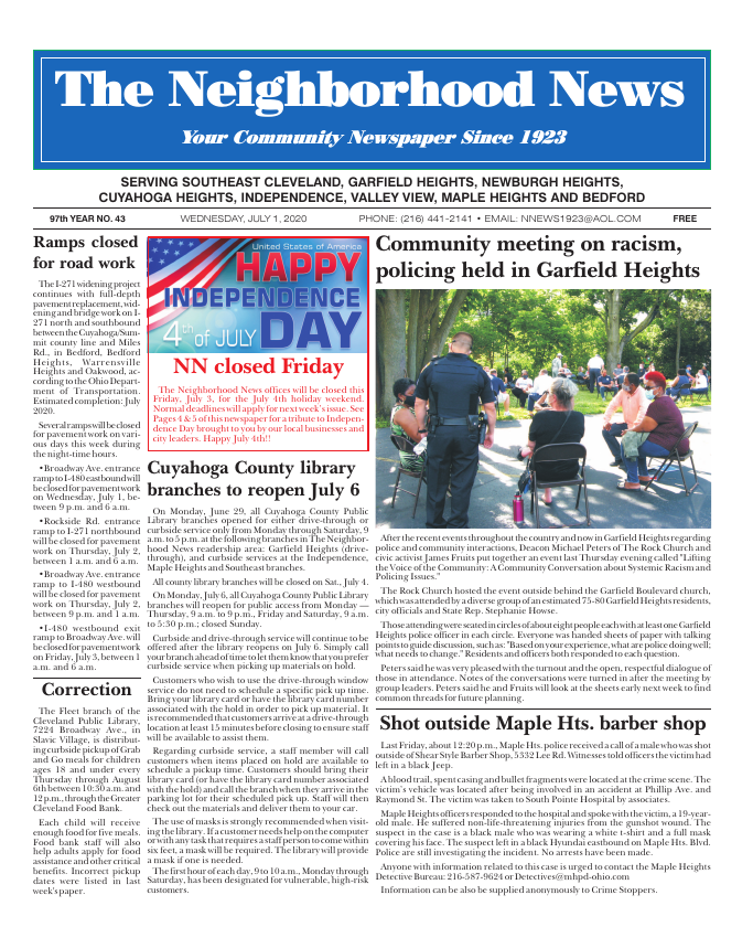 Cover — July 1, 2020