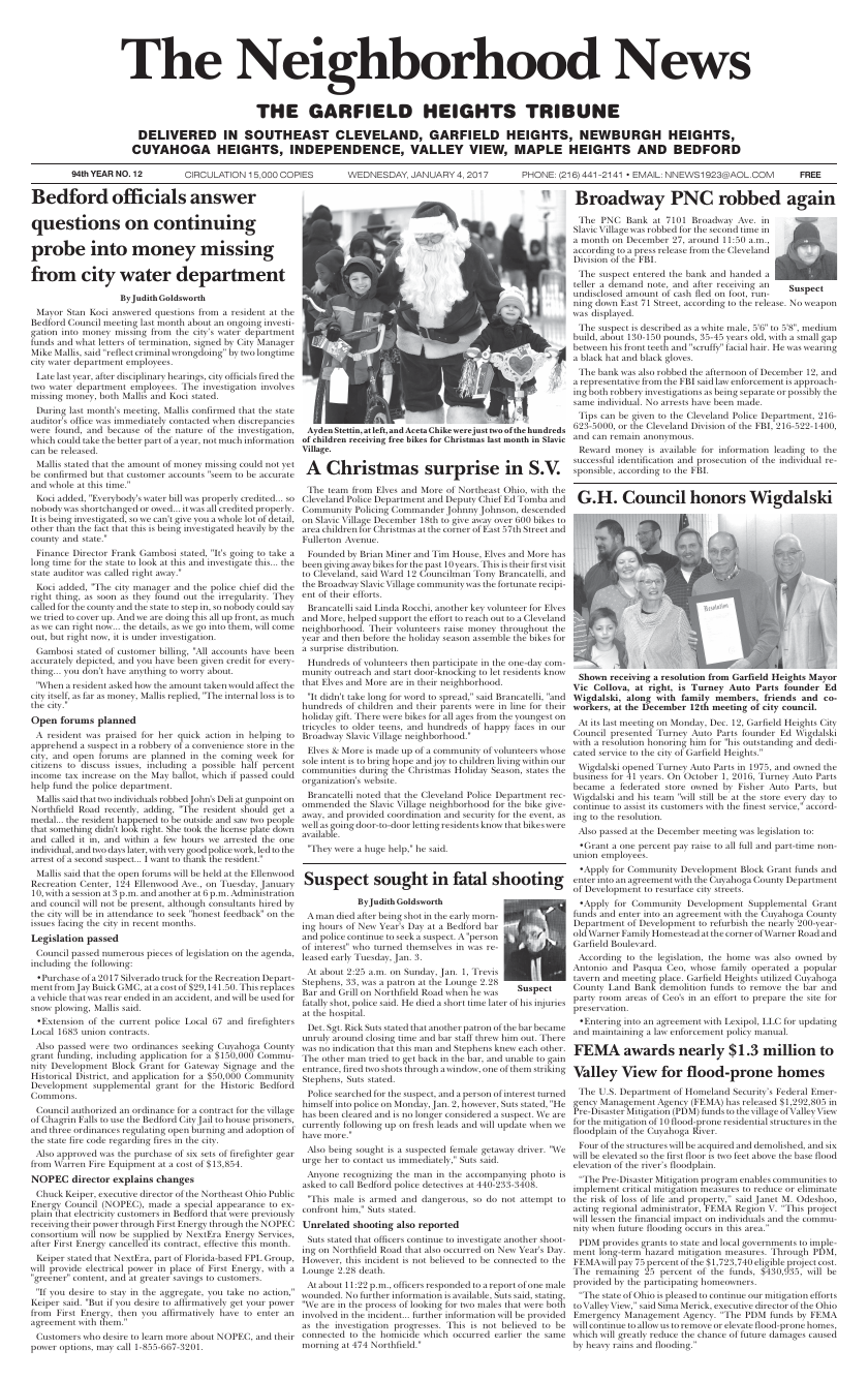 Cover — January 4, 2017