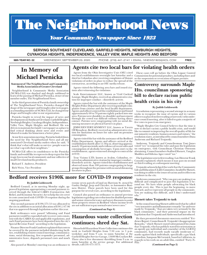 Cover — September 23, 2020