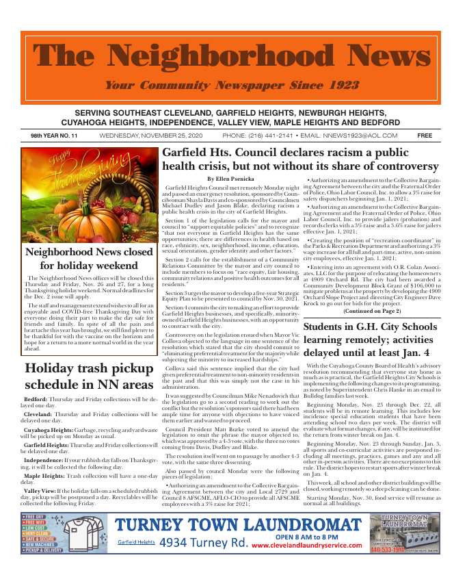 Cover — November 25, 2020