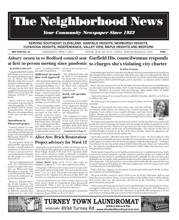 Cover — April 7, 2021