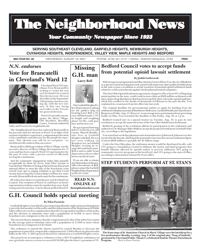 Cover — August 18, 2021