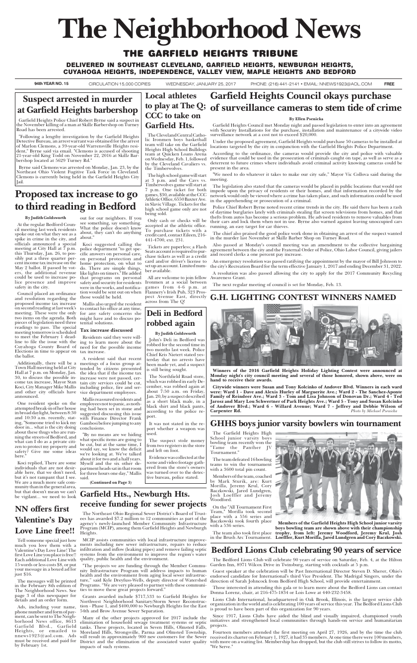 Cover — January 25, 2017