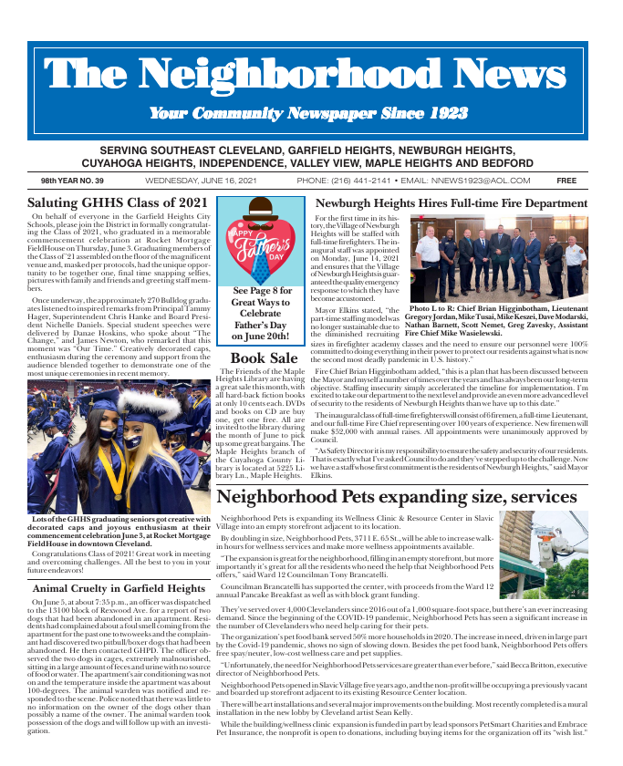 Cover — June 1, 2021