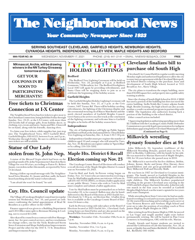 Cover — November 17, 2021