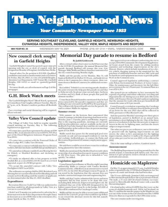 Cover — May 19, 2021