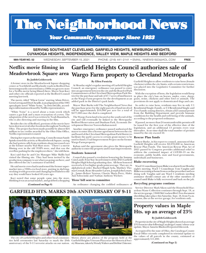 Cover — September 15, 2021