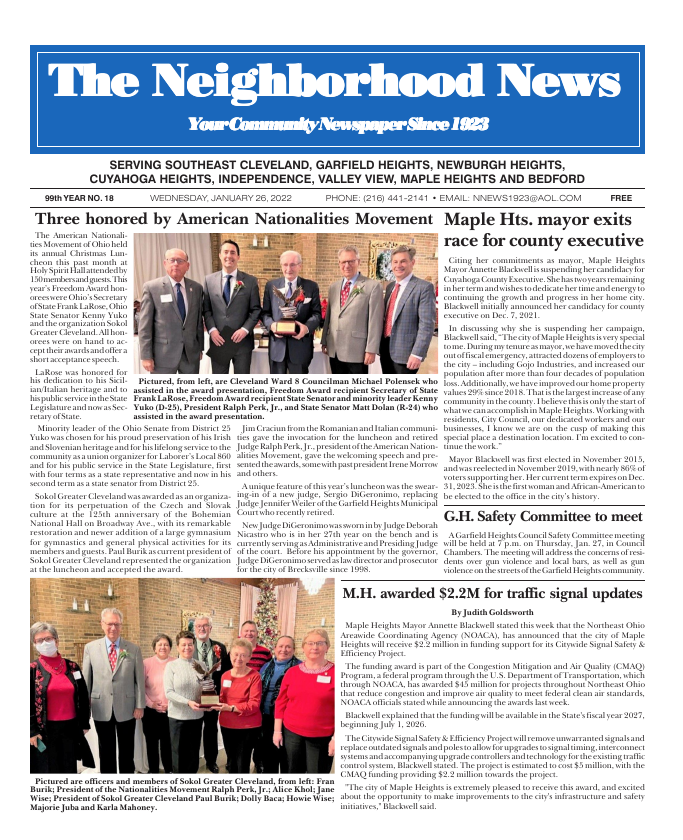 Cover — January 26, 2022