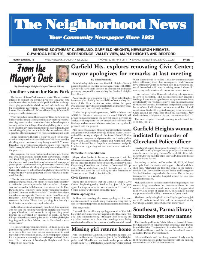 Cover — January 12, 2022