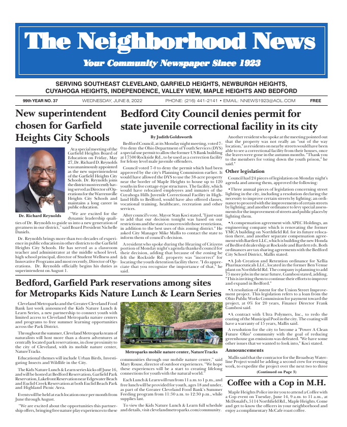 Cover — June 8, 2022
