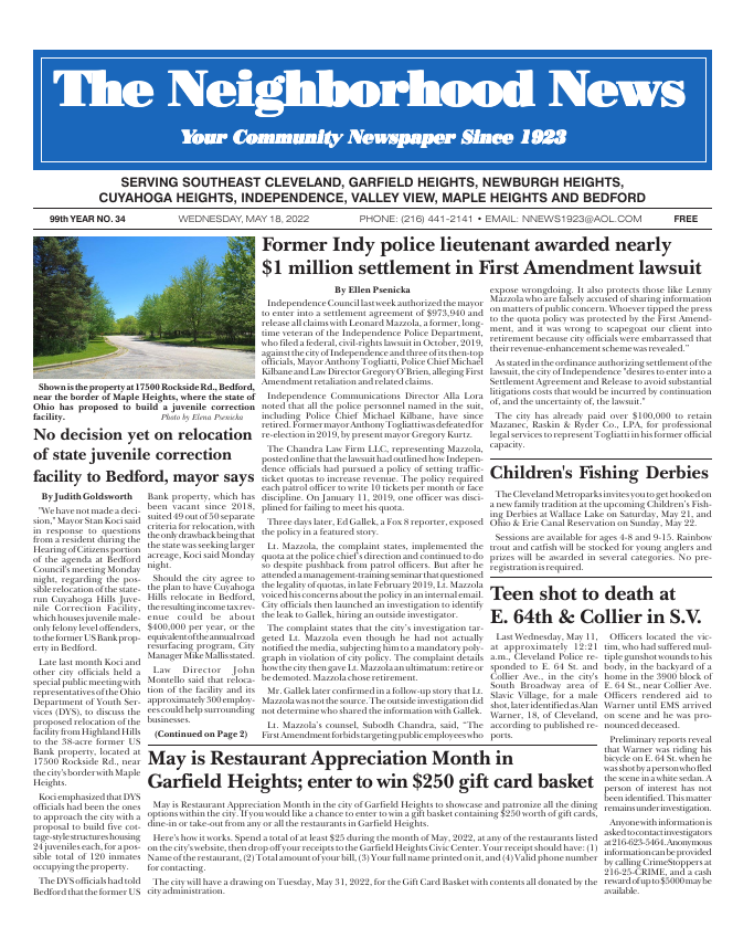 Cover — May 18, 2022