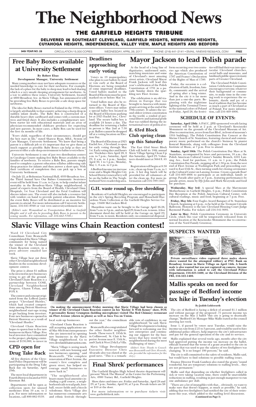 Cover — April 26, 2017