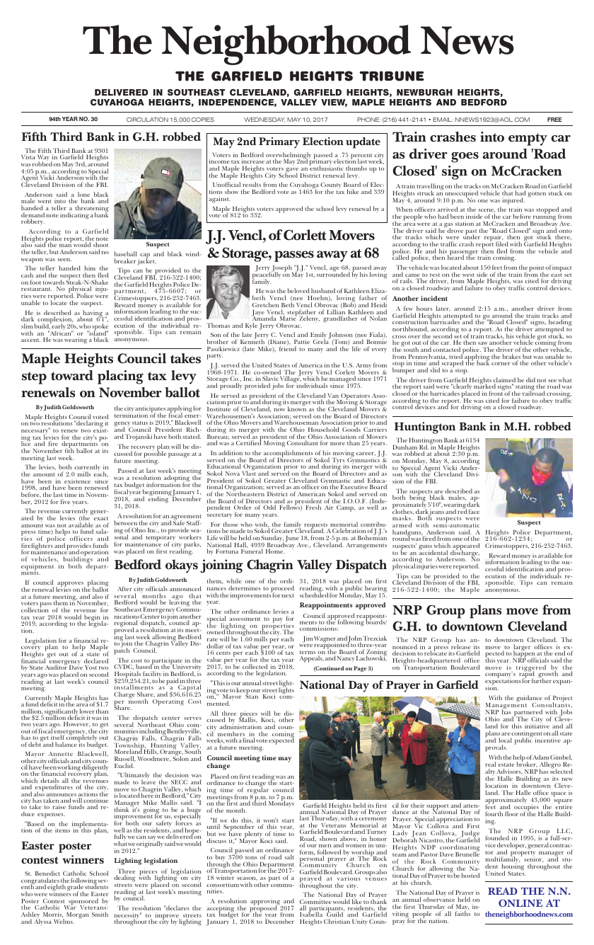 Cover — May 10, 2017