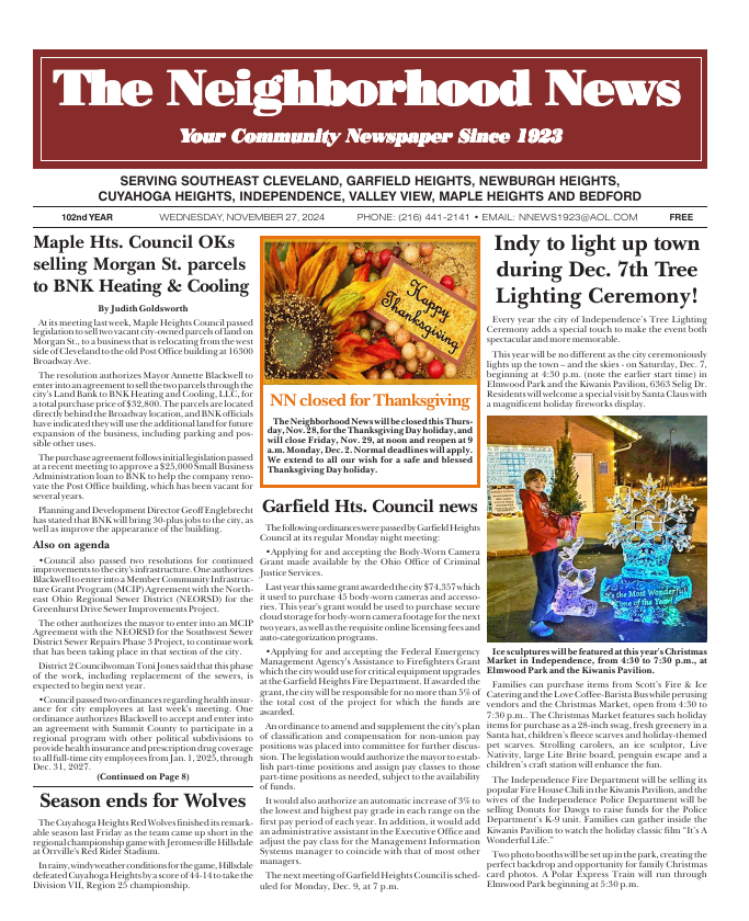 Cover — November 27, 2024