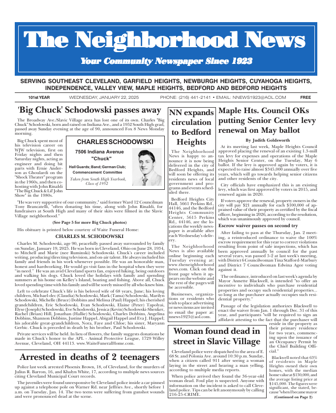 Cover — January 22, 2025