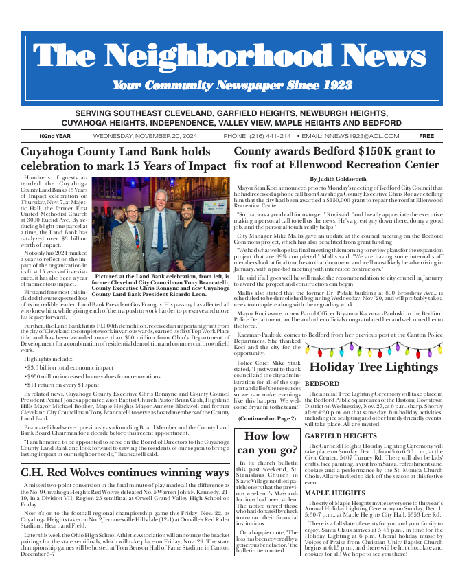 Cover — November 20, 2024