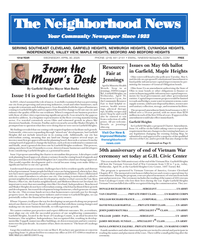 Cover — April 30, 2025