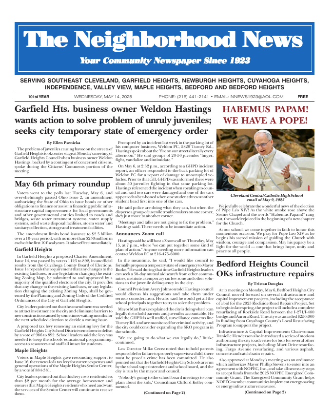 Cover — May 14, 2025