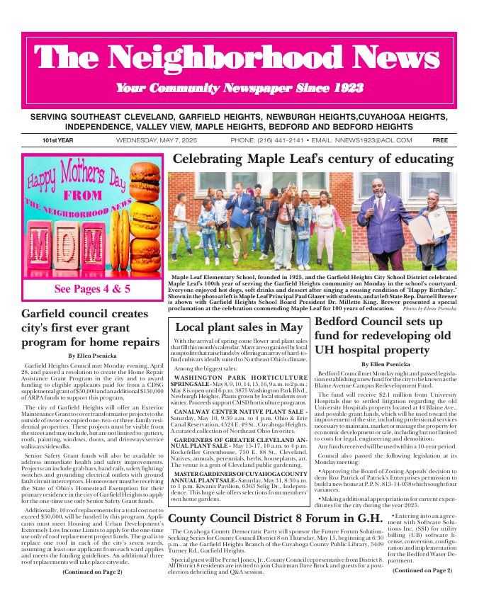 Cover — May 7, 2025