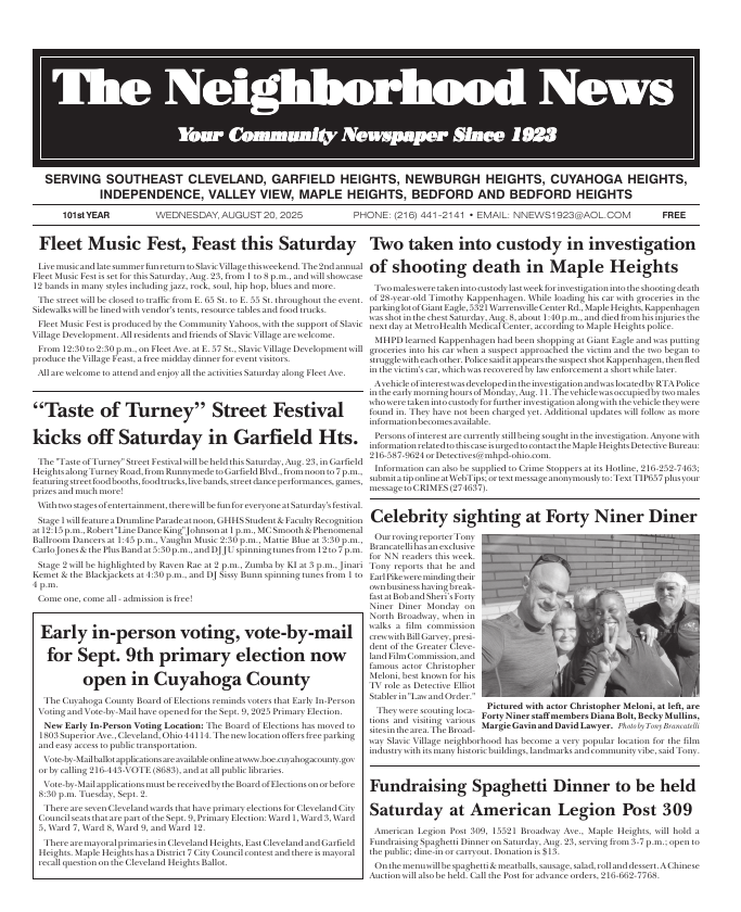 Cover — August 20, 2025