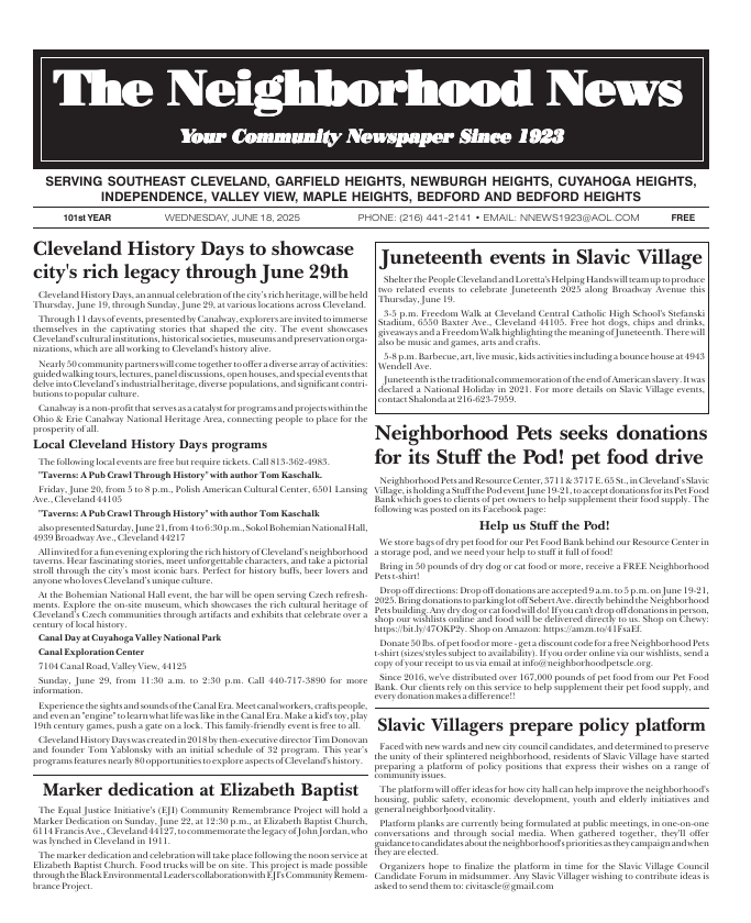Cover — June 18, 2025