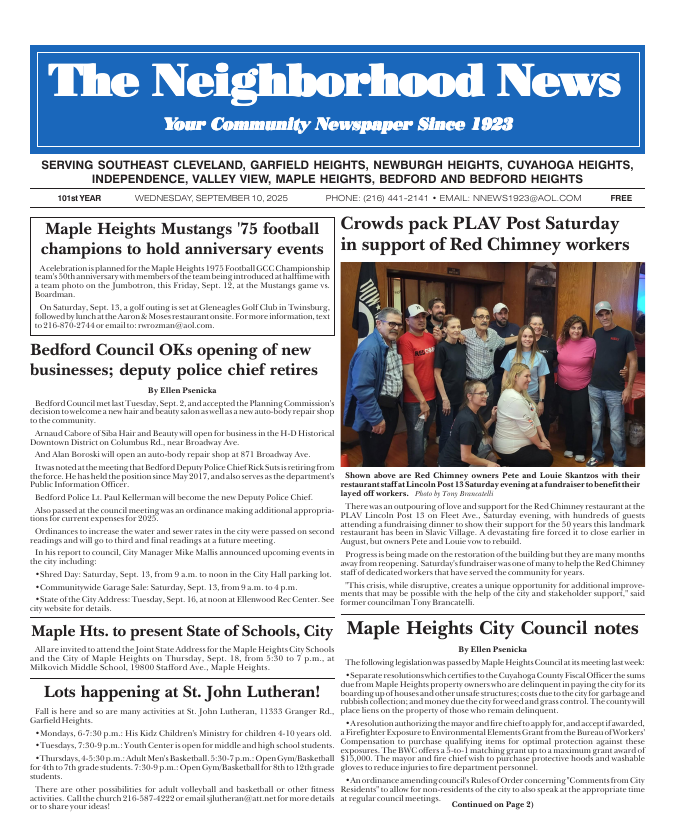 Cover — September 10, 2025