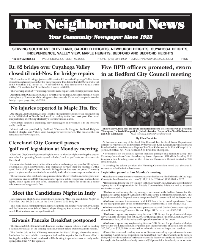 Cover — October 15, 2025