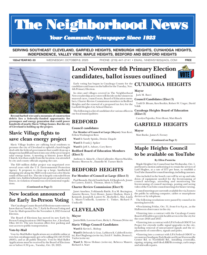 Cover — October 8, 2025