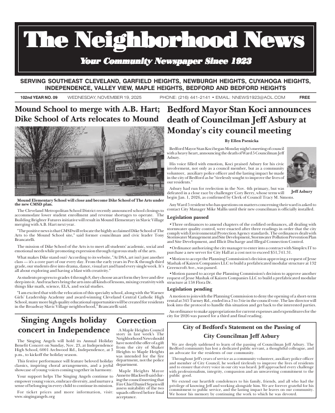 Cover — November 19, 2025