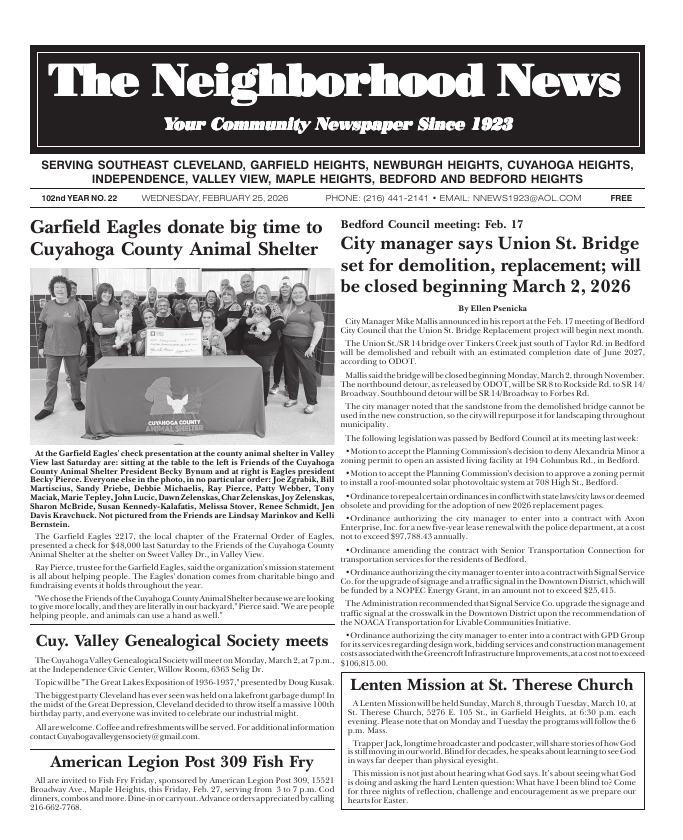 Cover — February 25, 2026