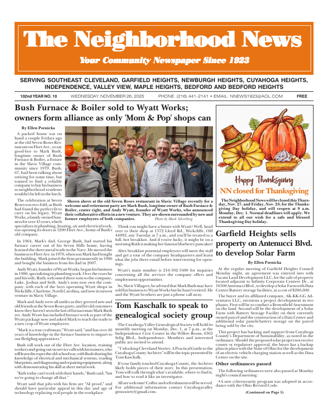 Cover — November 26, 2025